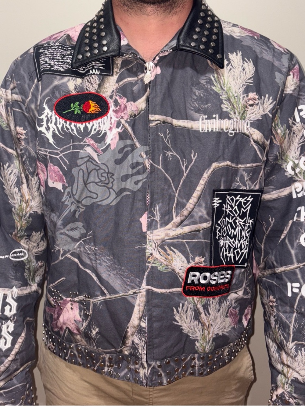 Civil Regime Bomber Jacket Men’s L NWT